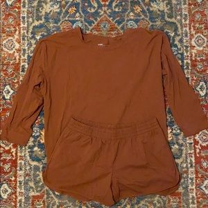 Storq maternity shorts and top (set)